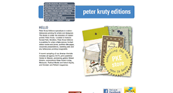 Desktop Screenshot of peterkrutyeditions.com